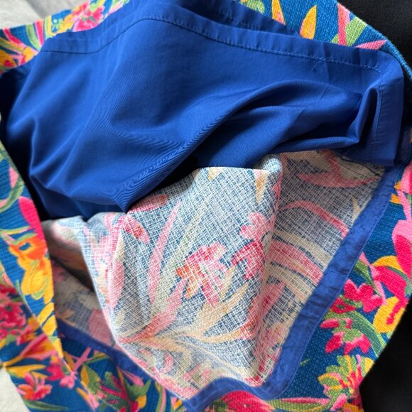 J.Crew Vibrant Tropical Floral Sleeveless Dress | Size 8 - Picture 5 of 7